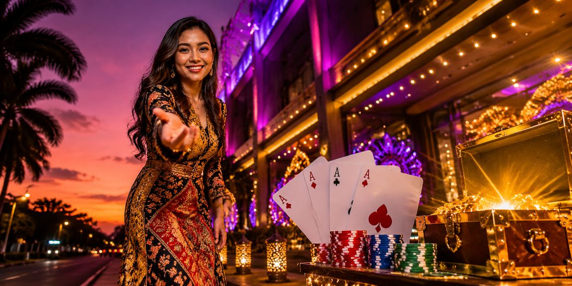 Pemain Malaysia menikmati permainan pertaruhan dengan rekaan batik tempatan